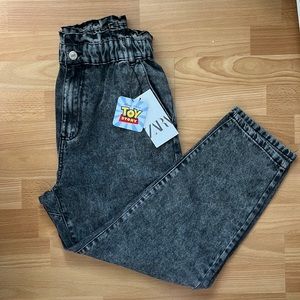 NWT Zara X Disney Toy Story Paper Bag Jeans